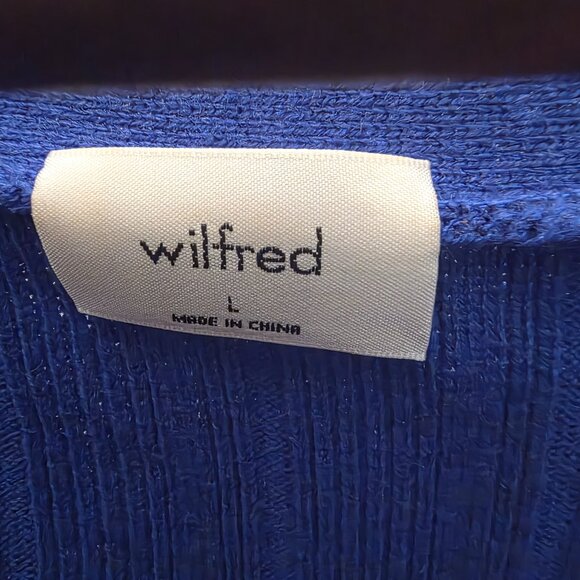 Aritzia Wilfred Ribbed Cropped Cardigan - Picture 3 of 3